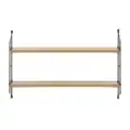2 Tier Bracket Accent Shelf (6) Floating Bracket Farmhouse Two-Tier Wall Shelf