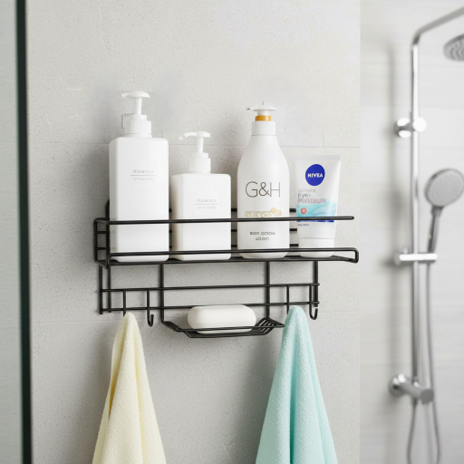 kitchen wall rack with soap holder