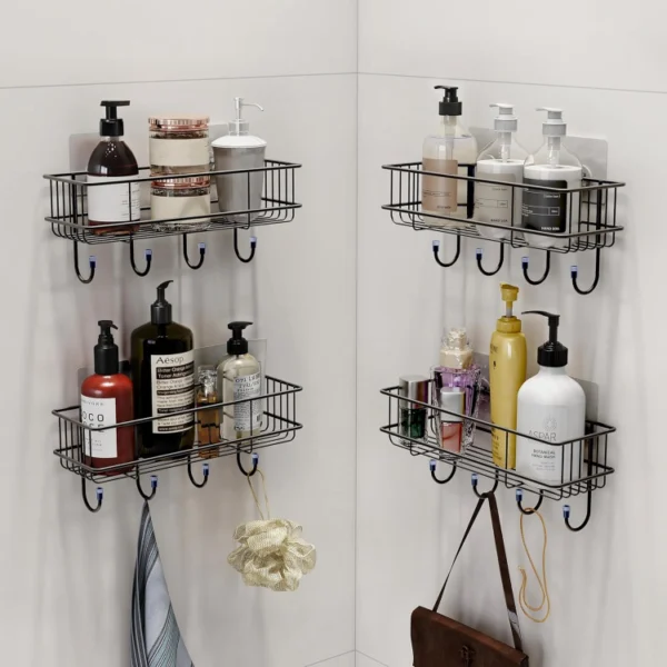 adhesive wall mounted rack multipurpose