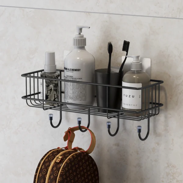 wall mounted storage rack no drill