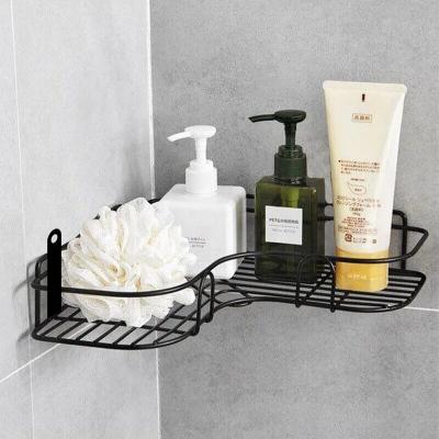 Space saving adhesive shelf for modern homes.