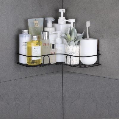 self adhesive bathroom organizer shelf