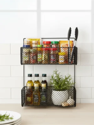 NEW HB (2) multi purpose wall mounted organizer rack