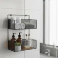 NEW HB (5) wall mounted iron shelf rack for home storage