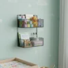 2 layer wall mounted shelf rack for kitchen and bathroom