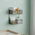 NEW HB (6) 2 layer wall mounted shelf rack for kitchen and bathroom