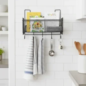 kitchen mesh storage rack