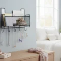 NEW MESH RACK (5) wall mounted mesh storage baskets