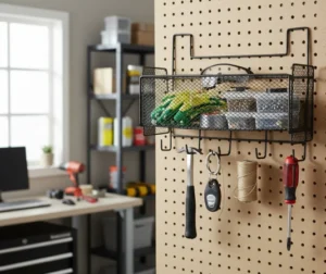 kitchen mesh storage rack
