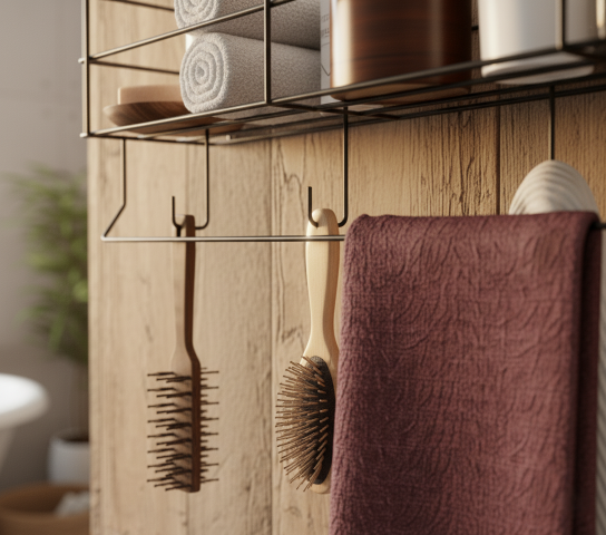 multipurpose wall rack for kitchen and bathroom