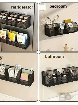 wall mounted multipurpose storage basket