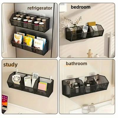 wall mounted multipurpose storage basket
