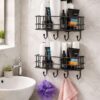 Multipurpose Bathroom Shelf | Wall Mounted Storage Rack for Kitchen & Bathroom